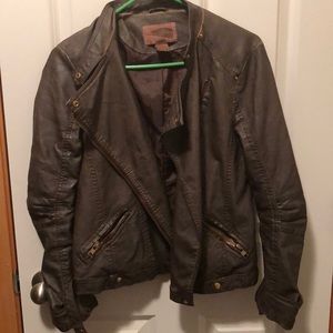 Faux leather Moto jacket